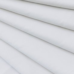 A close-up of white sheets